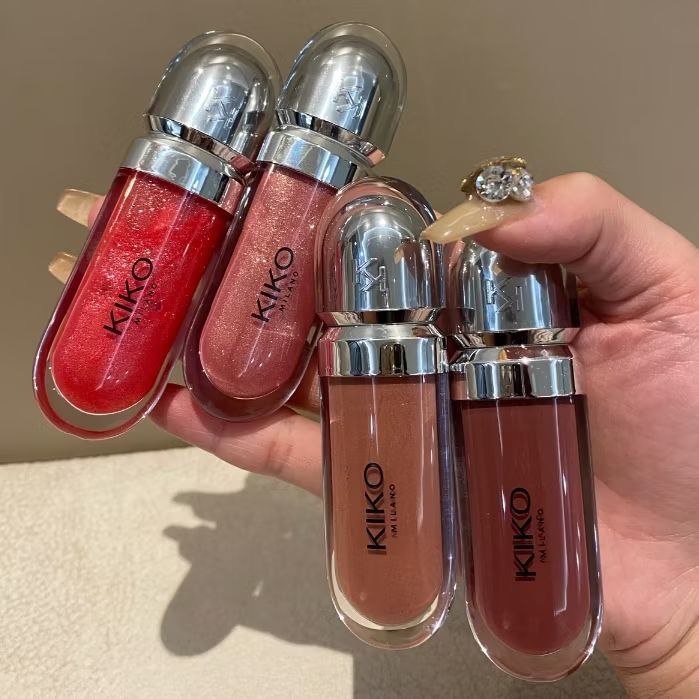  Kiko Lip Gloss 6.5ML /3D Hydra Lipgloss /Water Gloss Hidratante / Longa Duração Não Desbotante
